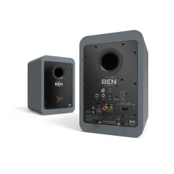 Ren | 200W 5'' Aktif Kitaplık Hoparlörleri | Mat Gri, Çift - 4