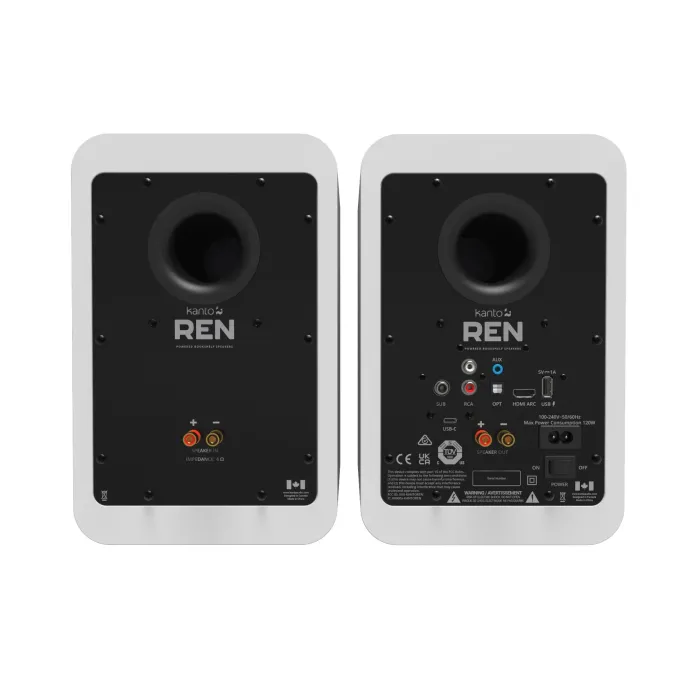 REN | 200W 5'' Aktif Hi-Fi Hoparlör | Mat Beyaz (Çift) - 3