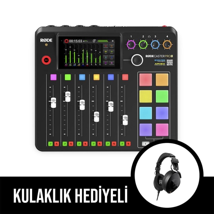 RODECaster Pro II Podcast Mikser+NTH100 - 1