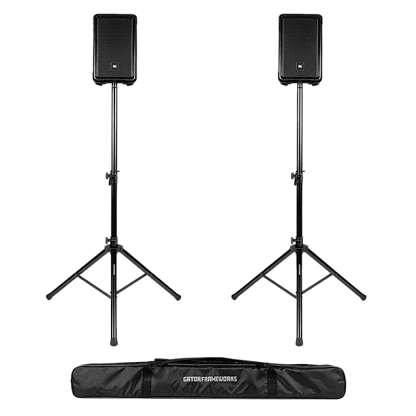 Alüminyum Tripod Hoparlör Standı Seti | Rok-It 2 Adet, Deluxe Çantalı | RI-SPKRSTDSET-250-AL - 1