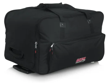 Rolling speaker bag for large format 12