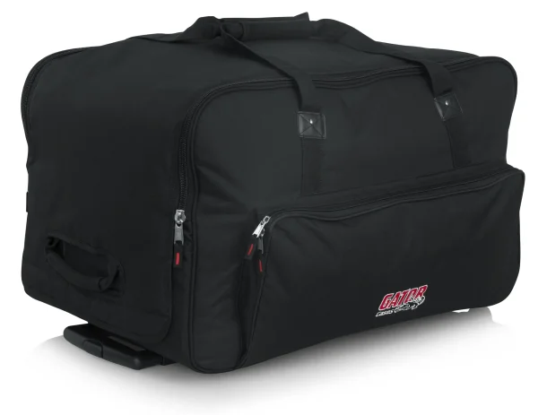 Rolling speaker bag for large format 12
