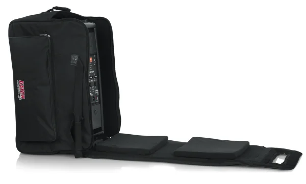 Rolling speaker bag for large format 12