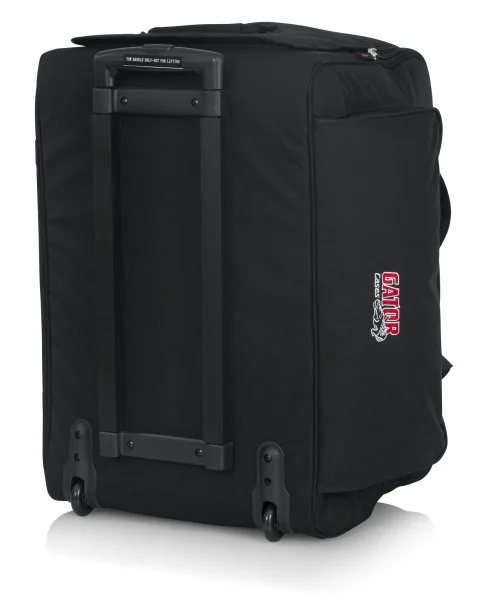 Rolling speaker bag for large format 12