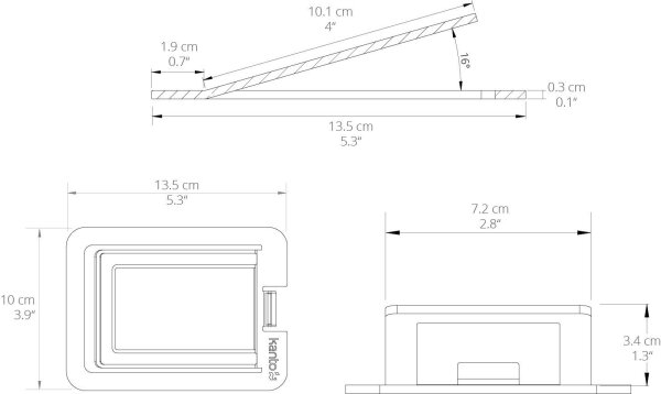 S2 Masaüstü Hoparlör Standları, Küçük Hoparlörler İçin - Siyah (Çift) - 6