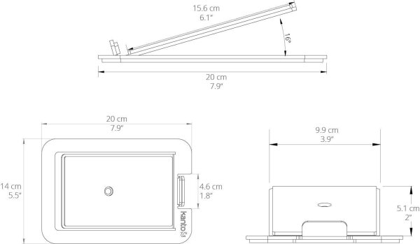 S4 Masaüstü Hoparlör Standları, Orta Boy Hoparlörler İçin - Siyah (Çift) - 6