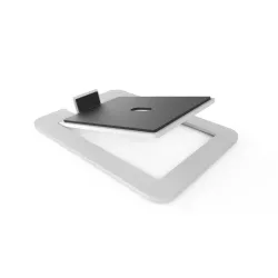 S6W Masaüstü Hoparlör Standları, Büyük Hoparlörler İçin - Beyaz (Çift) - 1