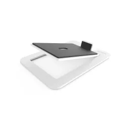 S6W Masaüstü Hoparlör Standları, Büyük Hoparlörler İçin - Beyaz (Çift) - 3