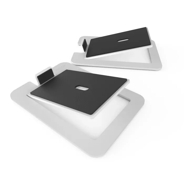 S6W Masaüstü Hoparlör Standları, Büyük Hoparlörler İçin - Beyaz (Çift) - 5