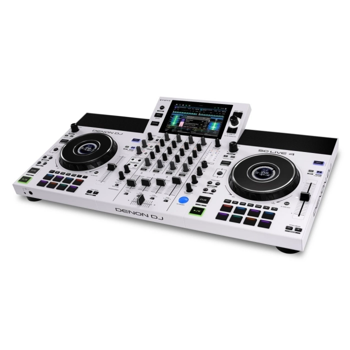 SC LIVE 4 Dahili Hoparlör DJ Controller (White) - 4