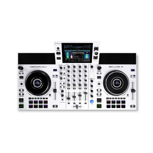 SC LIVE 4 Dahili Hoparlör DJ Controller (White) - Denon DJ