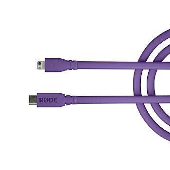 SC19 1.5 mt. USB-C - Lightning Dönüştürücü - Mor - Rode