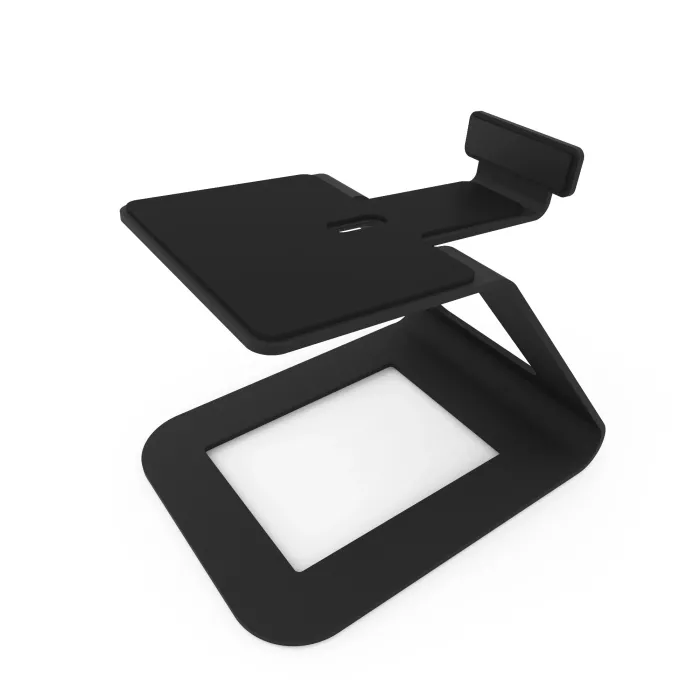 SE6 Yükseltilmiş Masaüstü Hoparlör Standları, Büyük Hoparlörler İçin - Siyah (Çift) - 4