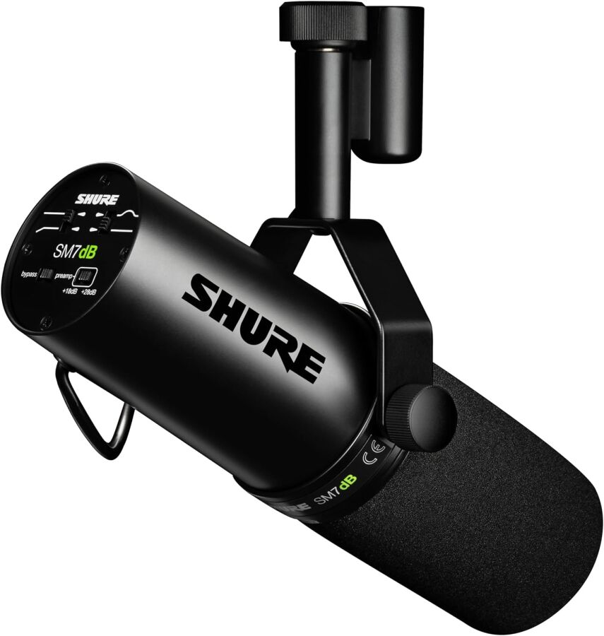 Shure SM7dB Dahili Preamplı Podcast Mikrofon - 3