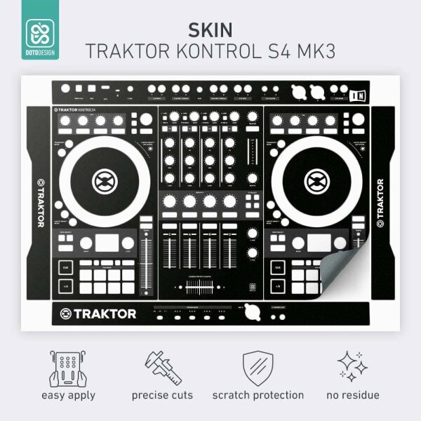 Skin Kontrol S4 MK3 | FULL COLORS - Siyah - 2