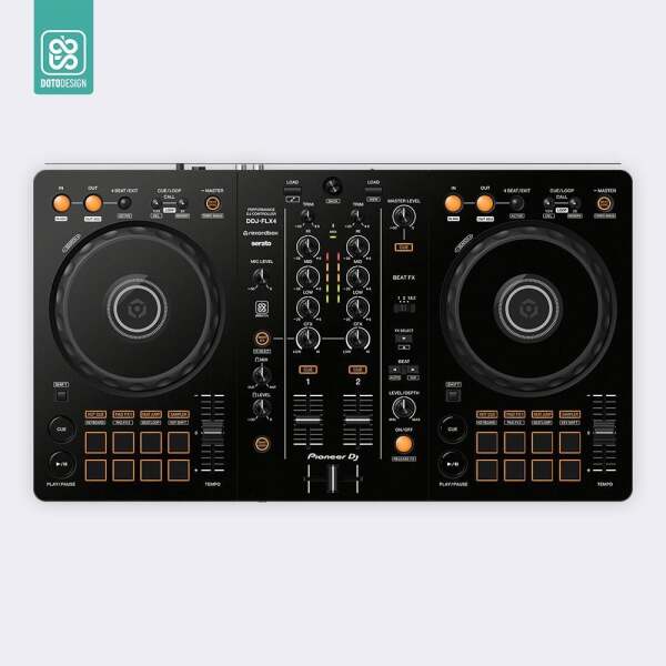 Skin Pioneer DDJ-FLX4 Koruyucu Kaplama - Black - 1