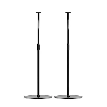 SLH Yüksekliği Ayarlanabilir Uydu Hoparlör Standı Çifti Siyah - KANTO
