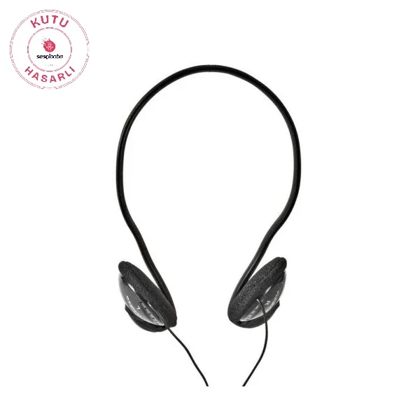 Slim Kulak Üstü Kablolu Kulaklık - KUTU HASARLI - 1