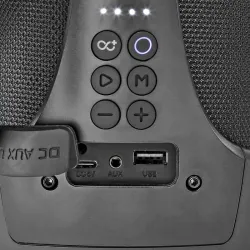 Party Boombox - 120W Taşınabilir Bluetooth® Hoparlör SPBB315BK - 5