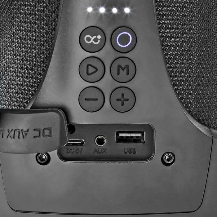 Party Boombox - 120W Taşınabilir Bluetooth® Hoparlör SPBB315BK - 5