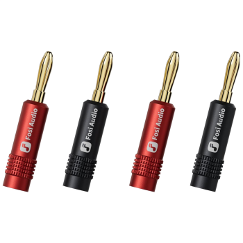 Speaker Banana Plugs | 2 Çift / 4 Adet - Fosi Audio