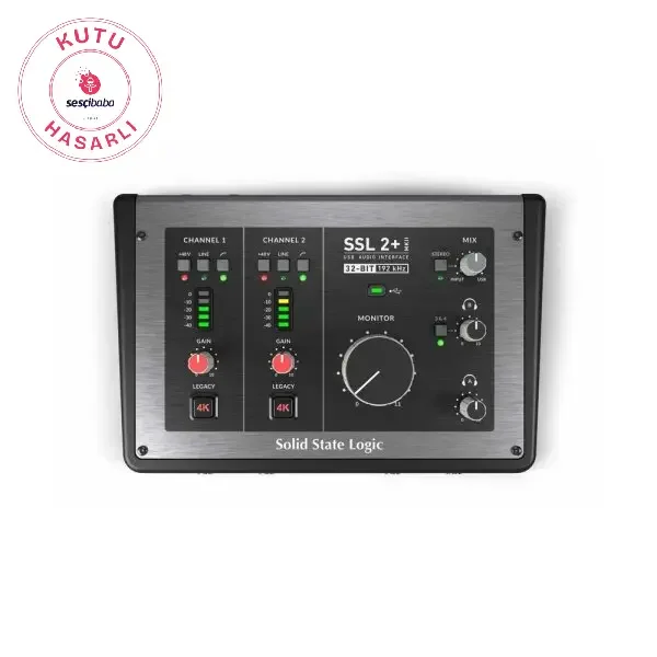 SSL2+ MKII - Ses Kartı - KUTU HASARLI - 1