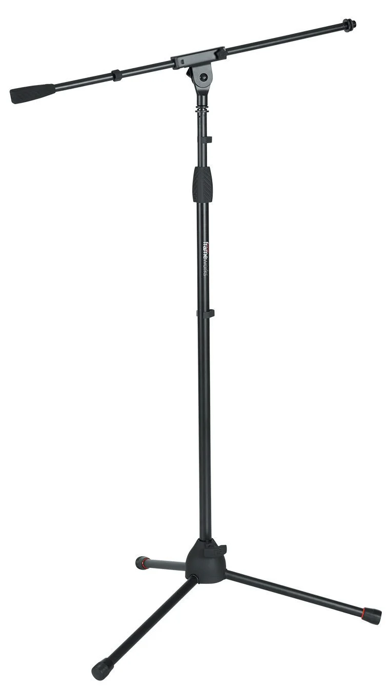 Standart Tek Bölümlü Boom Kollu Tripod Mikrofon Standı (GFW-MIC-2010) - 1