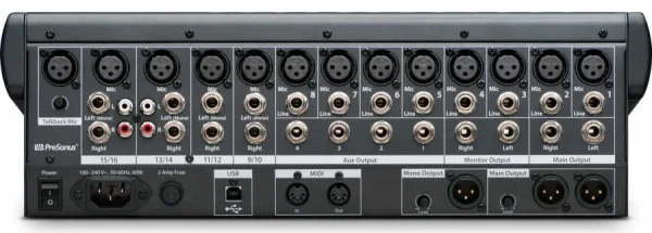 StudioLive 16.0.2 USB / 16 kanal Digital Mikser - USB Ses Kartı - 2