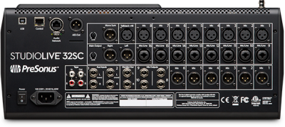 StudioLive 32SC - 16 preamp, yeni nesil dijital mixer