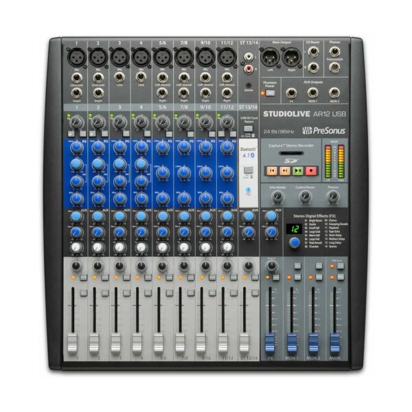 StudioLive AR 12 USB 12 Kanal Hibrit mixer - Presonus