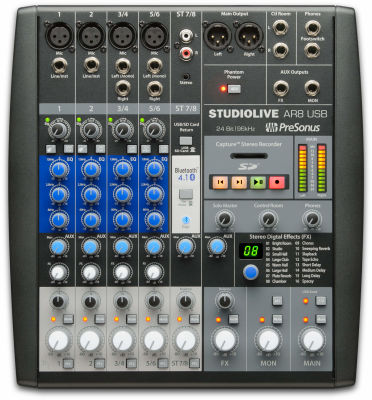StudioLive AR 8 USB 8 Kanal Hibrit mixer - 1