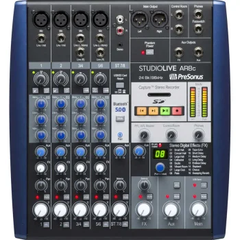 StudioLive AR8c USB-C / 8 Kanallı Hibrit Mikser - Presonus