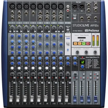 StudioLive AR12c USB-C / 12 Kanallı Hibrit Mikser - Presonus