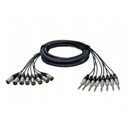 T8X8PRO2 8x TRS to 8x XLR male, 2M - 