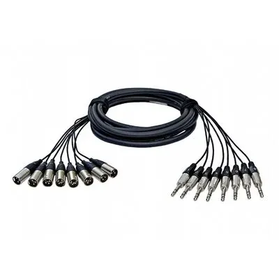 T8X8PRO2 8x TRS to 8x XLR male, 2M - 1