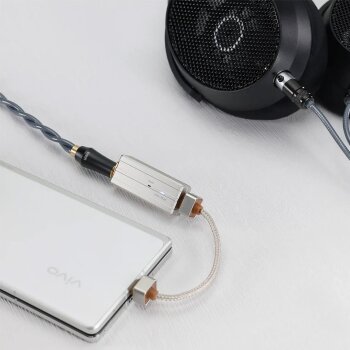 TC44Pro E3 (Eye3) | 3. Nesil Yüksek Çözünürlüklü DAC & Kulaklık AMP Adaptörü (3.5mm+4.4mm) | USB-C - 4