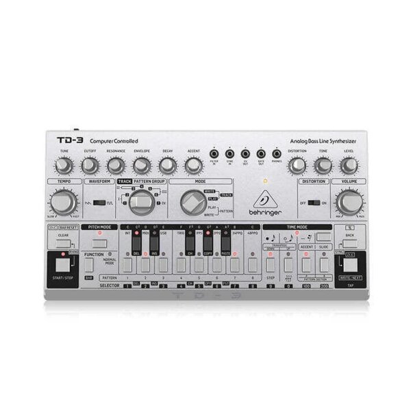 TD-3-SR Analog Synthesizer (Gümüş) - Behringer