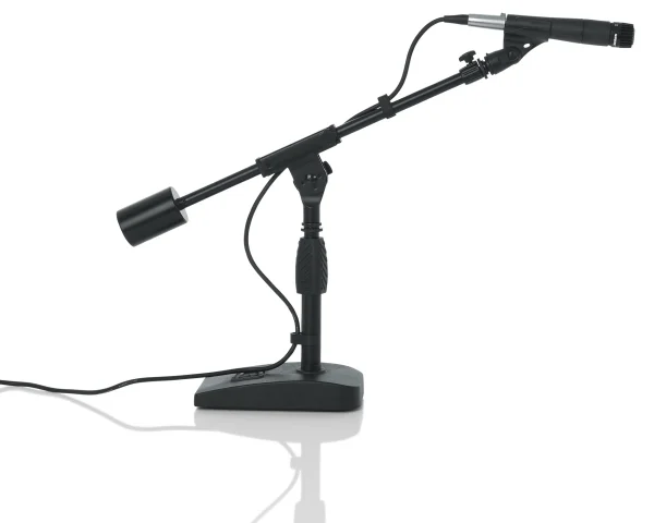 Telescoping Boom Mic Stand Desktop & Bass Drum | GFW-MIC-0822 - 1