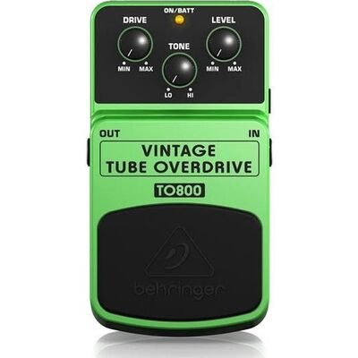 TO800 Vintage Tube-Sound Overdrive Effects Pedal - 1