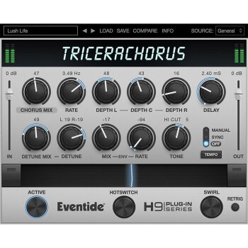 TriceraChorus Vintage Tri-Chorus Plug-in - Eventide Audio