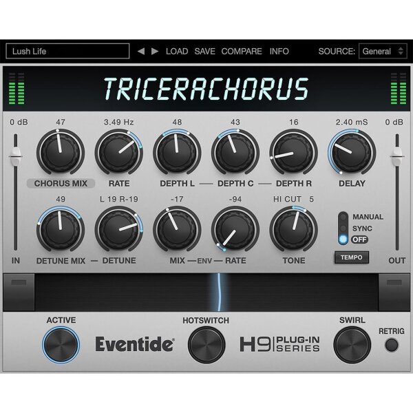 TriceraChorus Vintage Tri-Chorus Plug-in - Eventide Audio