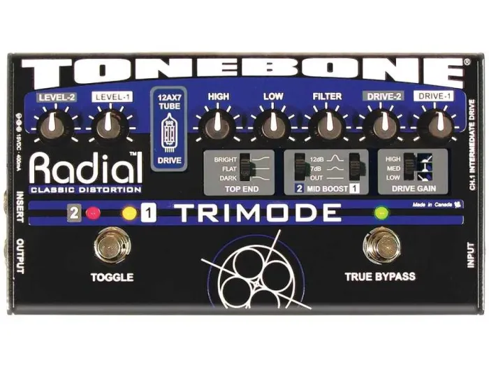 Trimode Lambalı Distortion Pedalı - 1