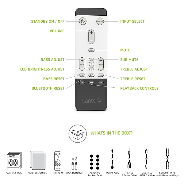 TUK | 260W Hi-Fi Aktif Hoparlör | Mat Siyah, Çift - 5