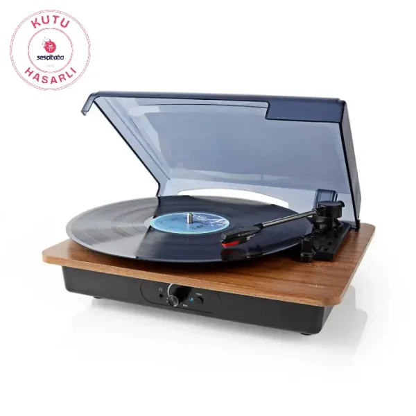 TURN200BN Retro Pikap - BT, USB Oynatma/Encode ve Aux Girişi - KUTU HASARLI - 1