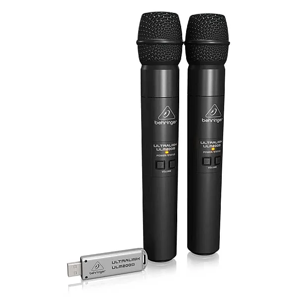 ULM202USB 2'li Usb Kablosuz El Mikrofonu - 2