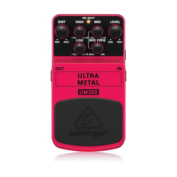 UM300 Heavy Metal Distortion Effects Pedal - Behringer