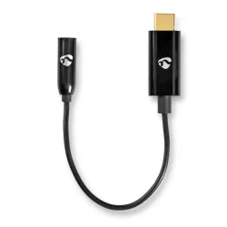 USB-C Erkek - 3.5 mm Dişi 0.15 m Çevirici Kablo - Nedis Cable