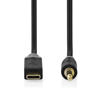 USB-C Erkek - 3.5 mm Erkek 1 m Altın Kaplama Kablo - 2