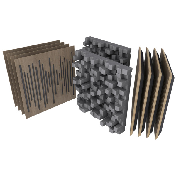 VicStudio Box MKII Brown Oak | 10'lu Akustik Kit - 1