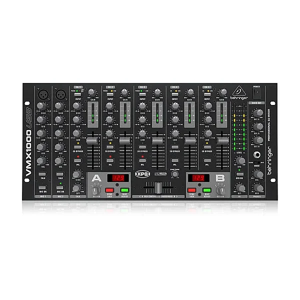 VMX1000USB 7 Kanallı Profesyonel DJ Mikseri - 1